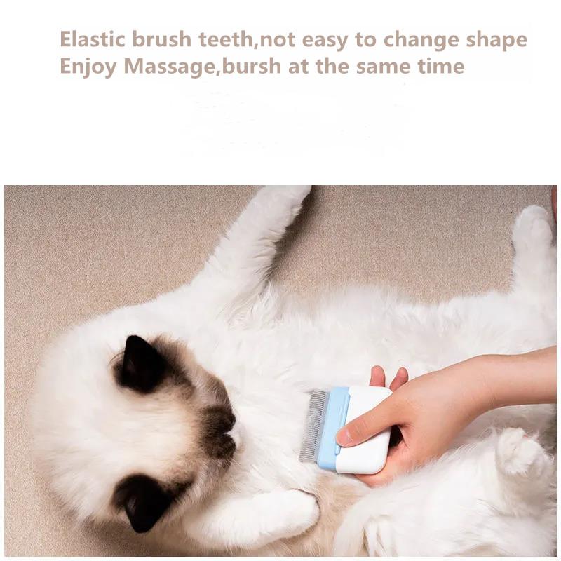 Cat Comb Grooming Length and Short Hair British Short Puppets Shed Hair Combing Brush Floating Hair Remover Pet Cat Supplies Pet Matted Hair Cleaner