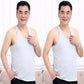 Middle-aged and Elderly Cotton Vest Men's Singlet Summer Bottoming Shirt for The Elderly (2 Pieces)