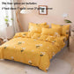 Four-piece Bed Sheet Cover Non-slip Quilt Cover Bed Sheet Pillowcase Set Home Bedding Simple Style