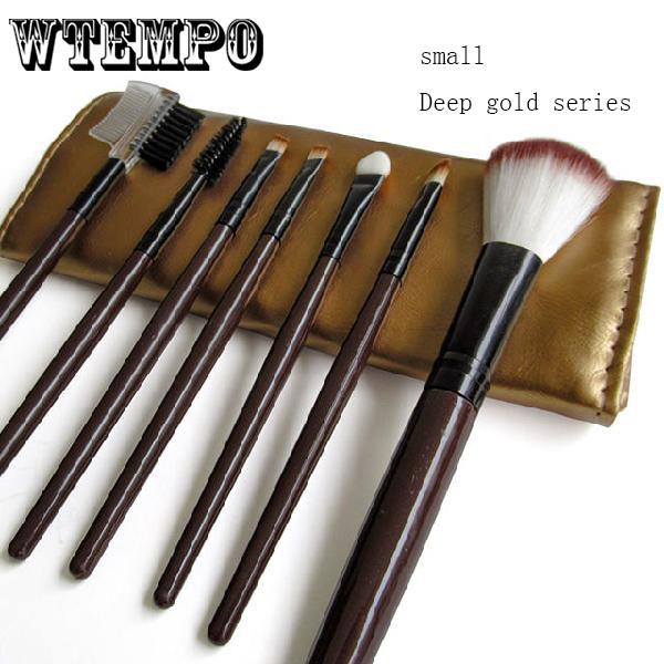 5/7/12 pcs of Man-made Fiber Portable Suction Buckle Bag Makeup Brush
