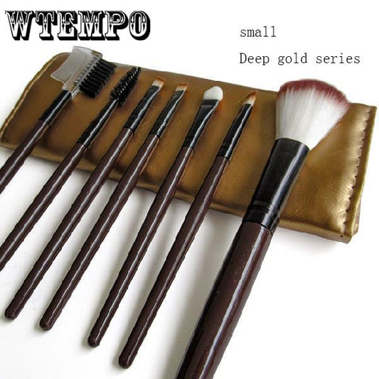 7pcs/Set Foundation Makeup Brushes Eyeshadow Powder Eyebrow Eyeliner Make Up Brush Set