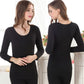 Autumn and Winter Women's Thermal Underwear Plus Velvet Thickening Suit Body Tight Bottoming