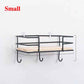 Wall Mounted Storage Rack Home Punch-Free Storage Rack Metal Solid Wood Waterproof Display Shelf