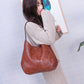 Retro Wild Tote Bag Literary Simple One-shoulder Handbag Multi-compartment Casual Light Ladies Messenger Bag