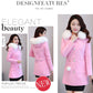Autumn and Winter Long Slim Coat Simple Casual Woolen Coat Fashionable All-match Female Windbreaker