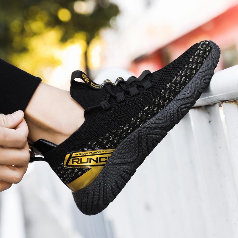 Breathable Men's Shoes Spring Soft-soled Wear-resistant Outdoor Casual Shoes Summer Breathable Mesh Sports Shoes