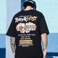 Harajuku T-shirts Men Trendy Hip Hop Personality Tees Oversized Soft Tops Summer O-neck Short Sleeve Casual Shirt