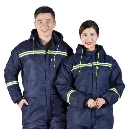 Winter Thickened Waterproof and Windproof Ski Suits for Cold and Warm One-piece Skiing Outdoor Fishing Ski Overalls