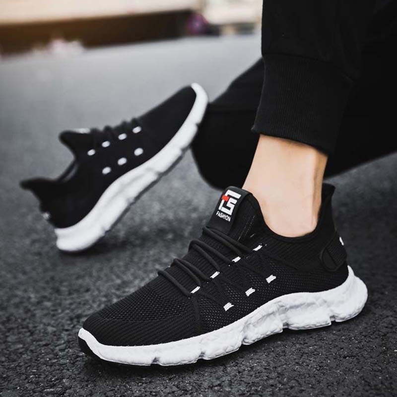 Shoes Men's Breathable Non-slip Korean Trend All-match Men's Casual Shoes Spring Student Sports Shoes