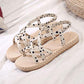 Summer Sandals for Female Students Korean Version of Wild Fairy Style Sandals and Slippers Female Flat Sandals for Outer Wear