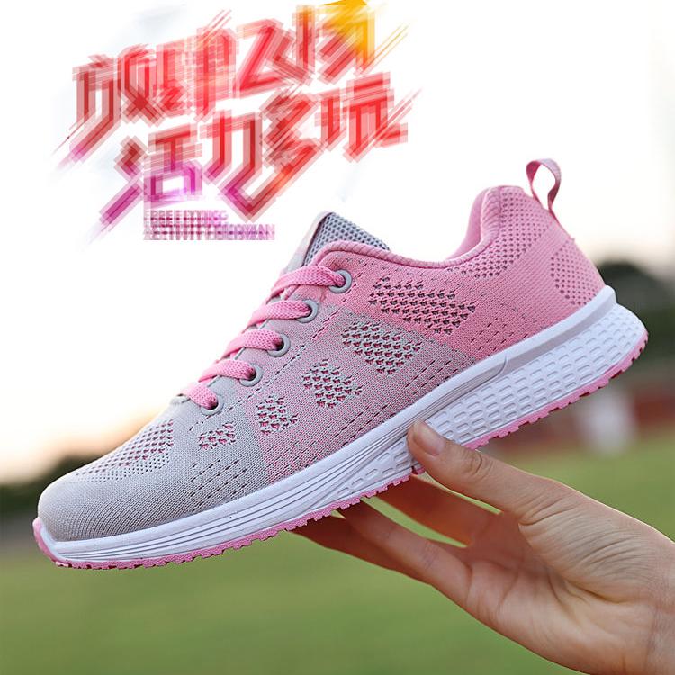 2020 Mesh Light Sneakers Women Shoes Knited Spring Summer Breathable Running Shoes for Women