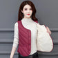 Winter Ladies  Vest Jacket Fashion Glossy Down Cotton Sleeveless Jacket Thicken Warm Winter Vest