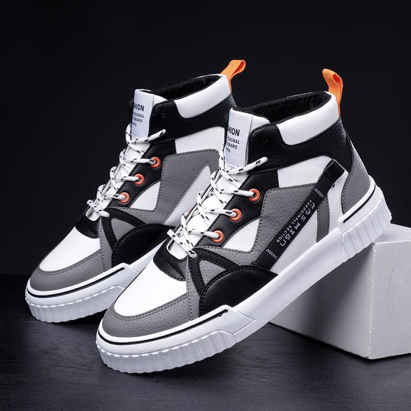 Spring and Summer Men's High-top Shoes Korean Version of The Trend of All-match Casual Shoes Men's Sports Shoes