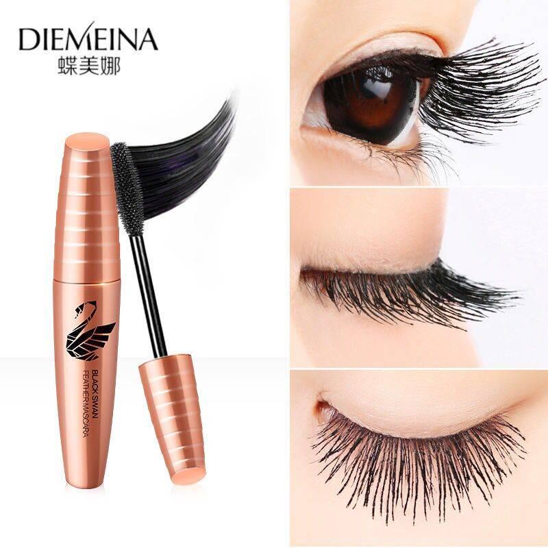 [Buy one get one free] Black swan long mascara Extended encryption waterproof without blooming