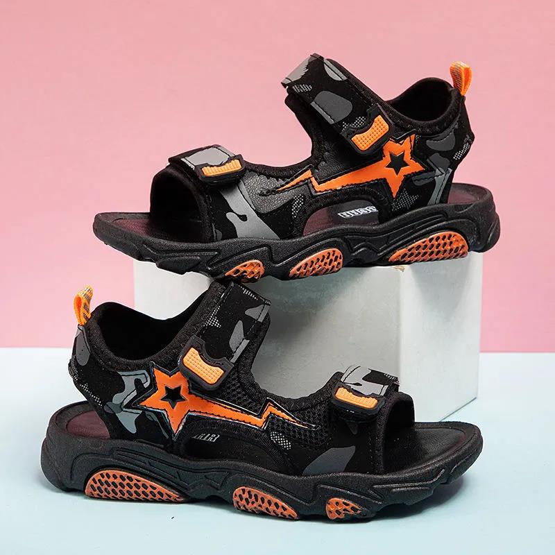 Children Sandals Fashion Boys and Girls Non-slip Summer Beach Sandals Wear-resistant and Multi-color Shoes