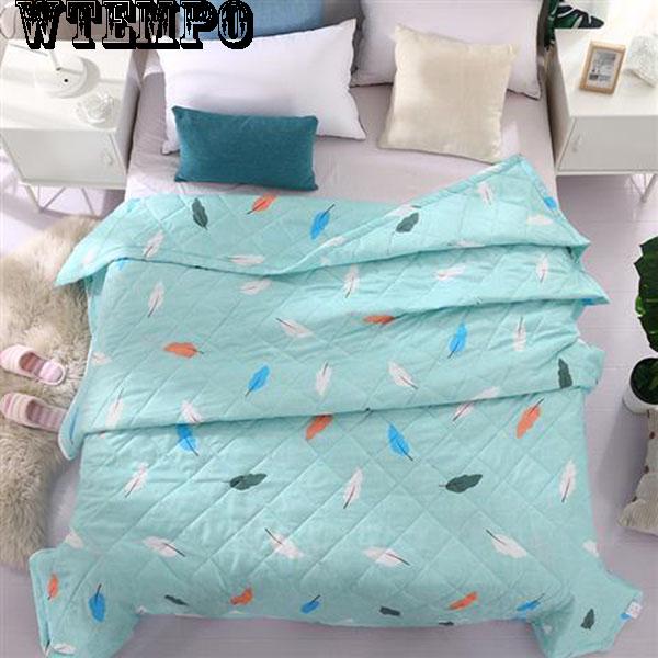 WTEMPO Printed air conditioner cool washable thin quilt stylish and comfortable quilt core summer