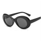 Clout Goggles NIRVANA Kurt Cobain Round Sunglasses Men Women Brand Designer Mirrored Glasses Male Fe