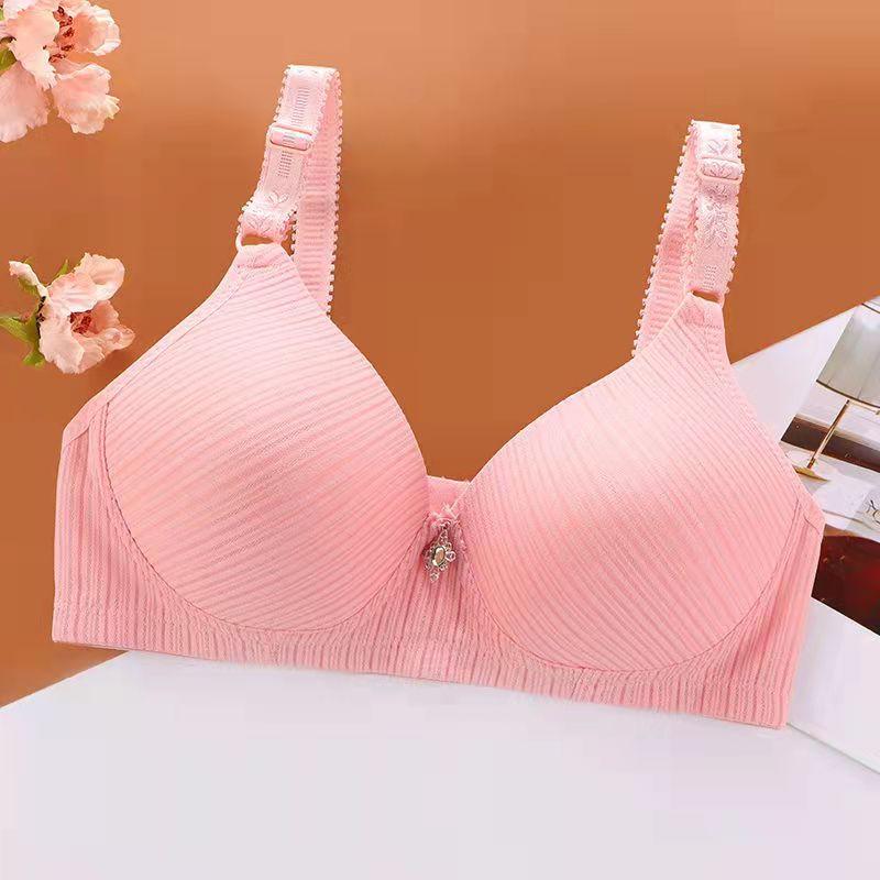 Comfortable Sexy Breathable Skin-friendly Thin No Steel Ring Anti-sagging Gathered Women's Underwear Bra