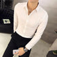 Men's Korean Style Summer Thin Trend Casual Shirt Youth Fashion Long-sleeved Shirt