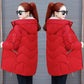 Winter Women's Warm Cotton Jackets Comfortable Women's Mid-length Winter Loose and Thick Warm Down Cotton Down Jackets