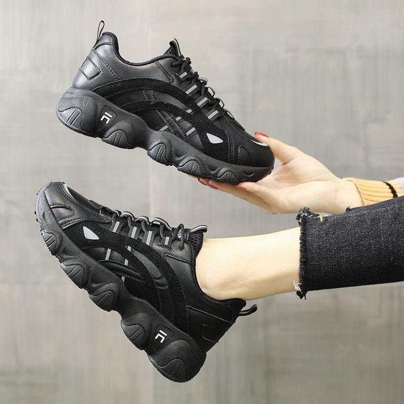Spring  Summer Fashion Female Student Sports Shoes Fashion Thick-soled Increased Street Shooting Casual Shoes Women