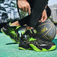 Size 36-45 Summer Men Leather Sneakers High-top Running Basketball Shoes Breathable Shockproof Non-slip Comfortable Shoes Deodorant Tactical Boots