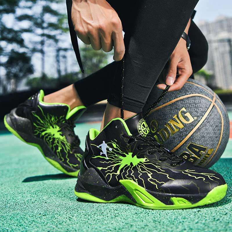 Size 36-45 Summer Men Leather Sneakers High-top Running Basketball Shoes Breathable Shockproof Non-slip Comfortable Shoes Deodorant Tactical Boots