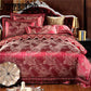 Luxury  Bedding Sets Bed Sheet Jacquard Duvet Cover Pillowcase Queen King Size Home Textile
