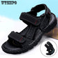 Genuine Leather Sandals Business Casual Shoes Men Outdoor Beach Sandals Roman Summer Shoes