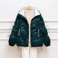 Down Jacket Winter Women's Short Disposable Coat Bright White Duck Down Stand-up Collar Padded Jacket