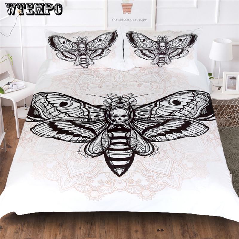 Duvet Cover Fairytale with Sparkling Stars 3D Digital Printing Bedding Sets Black Background