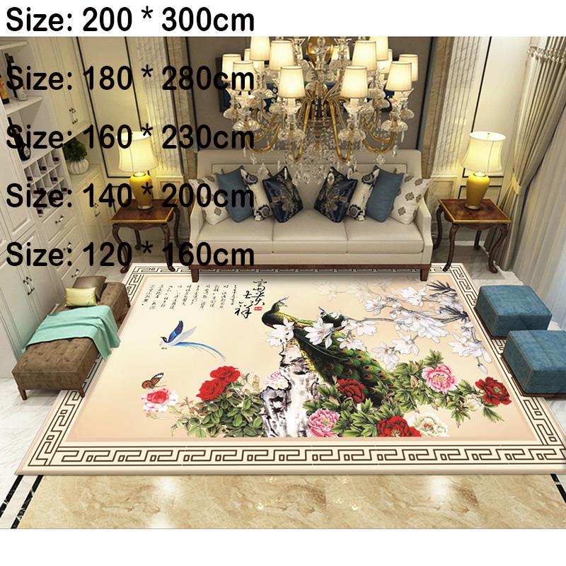 Living room carpet simple home coffee table carpet bedroom bedside carpet European court style