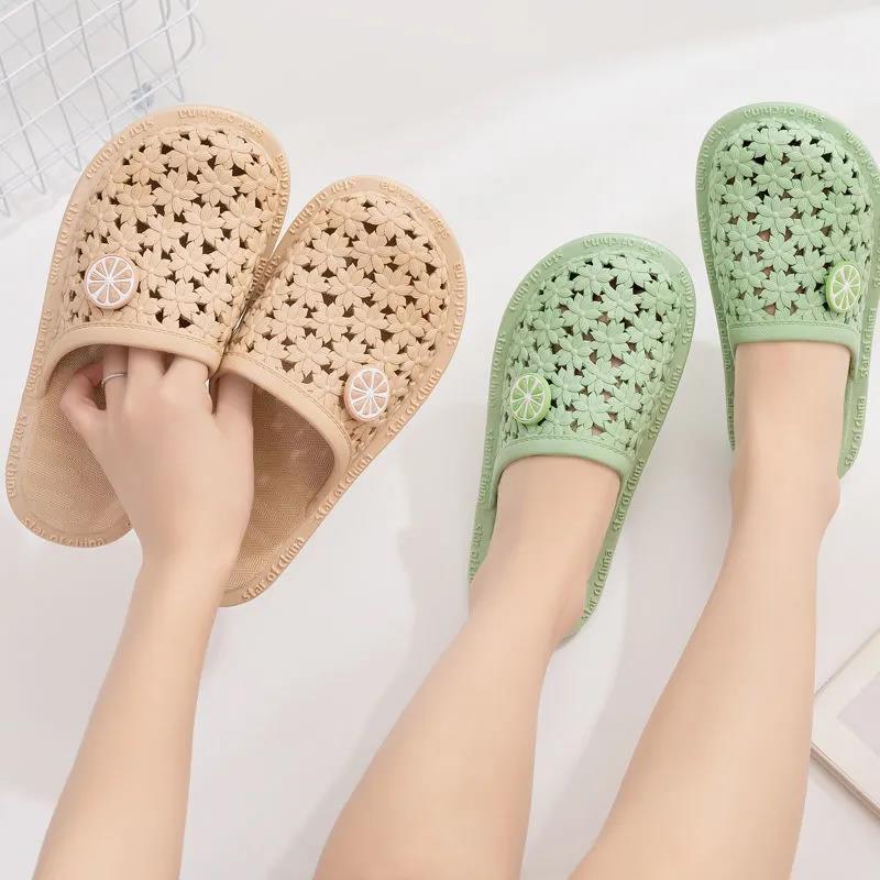 Female Summer Lazy Casual Fashion Home Outdoor Beach Students Breathable Sandals and Slippers