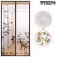 Cute Cartoon Pattern Anti-mosquito Curtain Summer Magnetic Screen Door Mosquito Net
