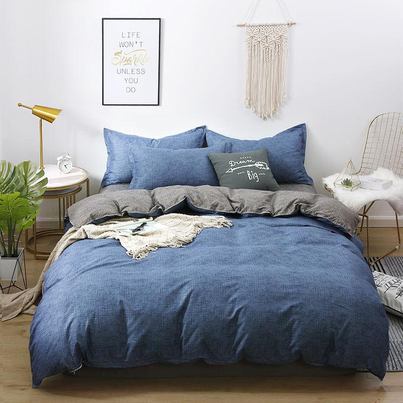 Bed Three / Four-piece Set of Bed Single Pillow Sets of Luxury Home Bedding Set
