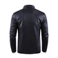 Autumn and Winter Warm Jacket Washed Leather Jacket Jacket Large Size Autumn and Winter PU Leather