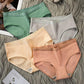 4PCS Cotton Underwear Women's Comfortable Sexy Lingerie Breathable Student Less Antibacterial Mid-low Waist Briefs Ladies Striped Underwear Bottoms