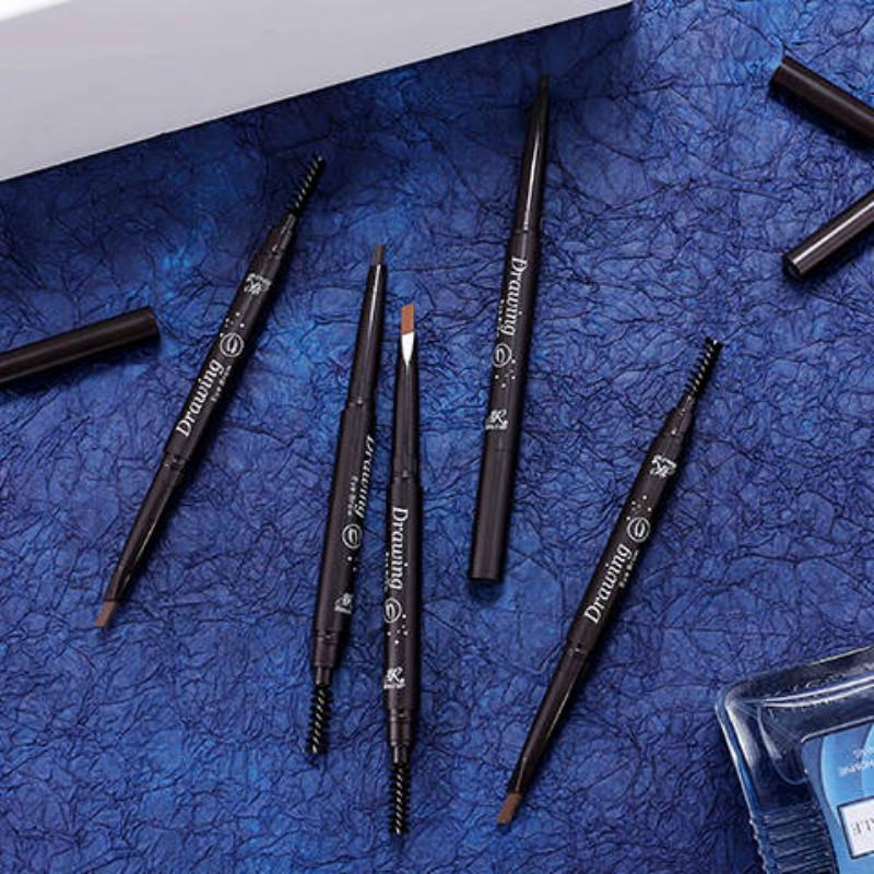 [Gift eyebrow knife] Double-headed eyebrow pencil waterproof sweatproof natural lasting non-fading