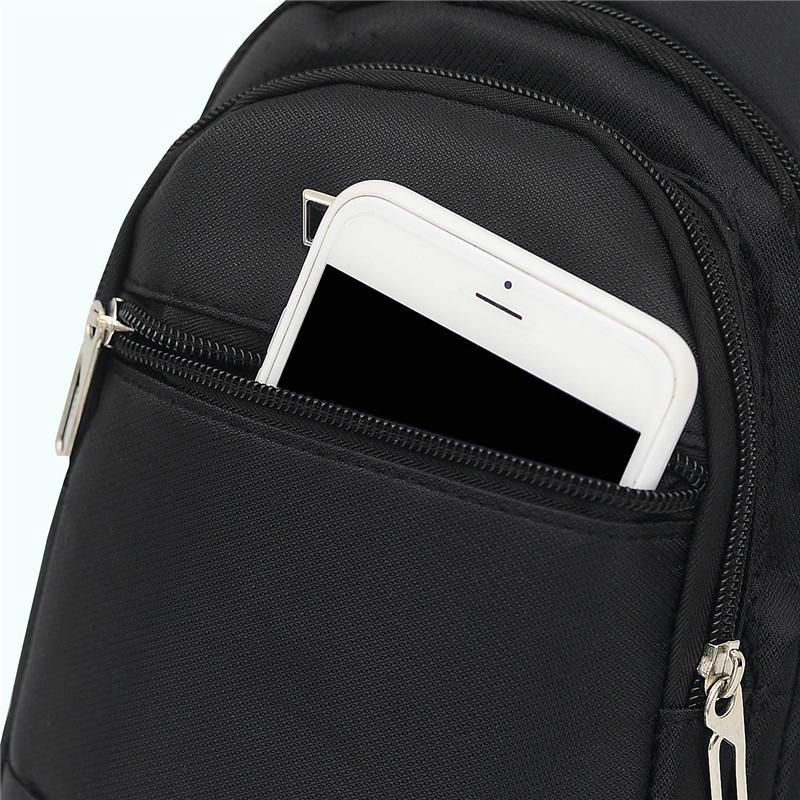 Men's Chest Bag Simple Storage Bag Travel Small Backpack Black Messenger Bag Mini Coffee Bag Shoulder Bag Shoulder Bag Handbag