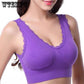 Cross Strap Back Women Sports Bra Professional Quick Dry Padded Fitness Running Gym Vest Tops