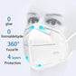 40PCS KN95 Mask 4 Layers Non-Woven KN95 Face Mask Anti-fog Haze Dustproof PM2.5 Protective Masks