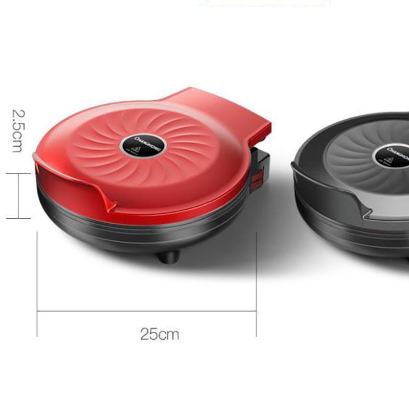 1300W Pizza Flat Bottom Frying Pan Electric Baking Pan Bakeware Smokeless Nonstick Frying Pan for Family