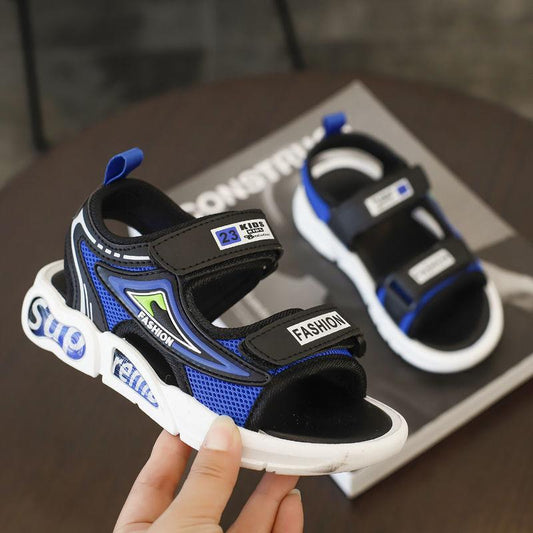 Summer Girls Boys Sandals Big Kids Fashion Princess Little Girls Soft Bottom Non-slip Lightweight Breathable Beach Shoes