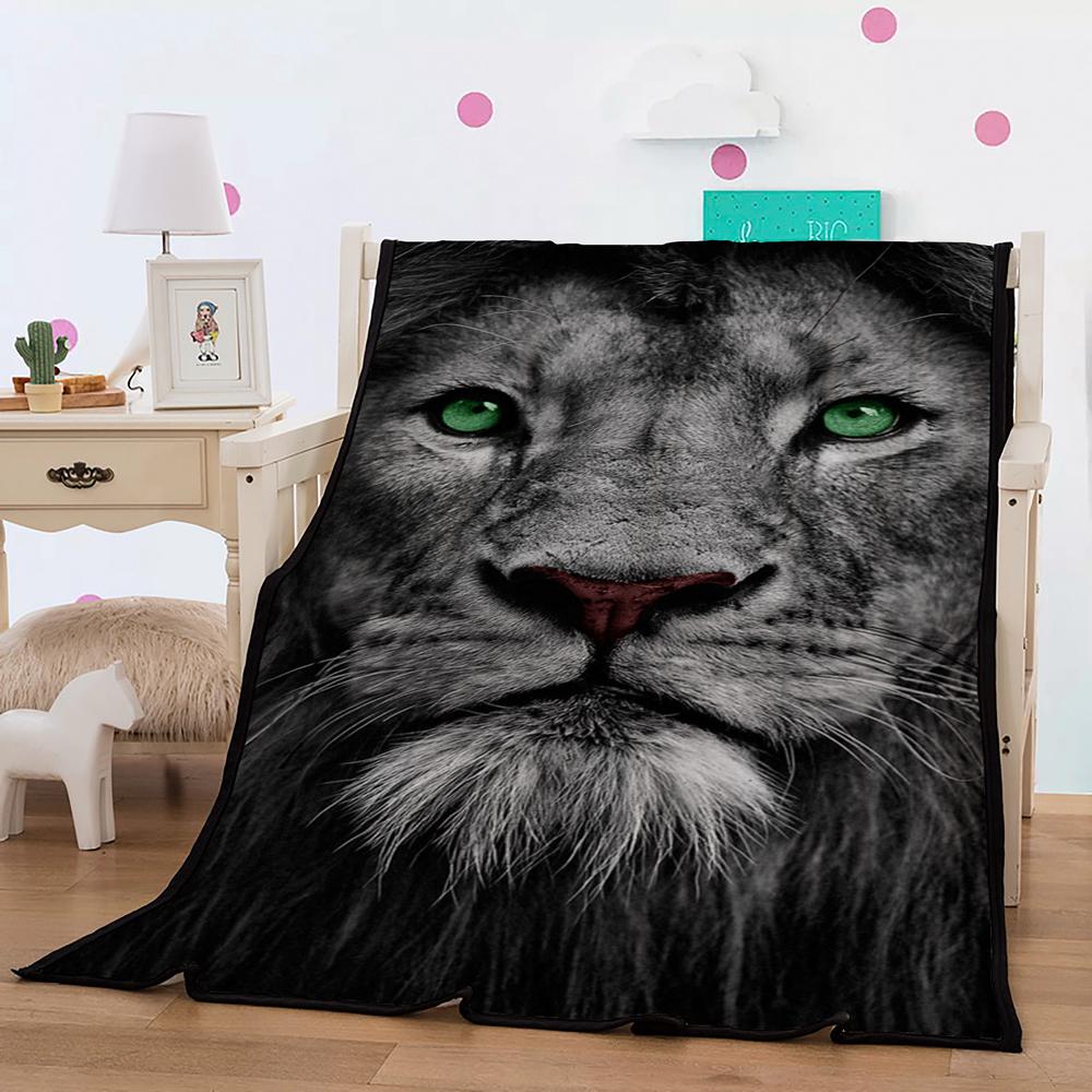 3D Wolf Printing Theme blanket Housewarming Gift Decoration summer blanket Plush blanket