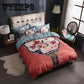 Luxury 3pcs Bedclothes Bedding Set Bedlinen Peony Print Bedding Sets Duvet/Quilt Cover Set