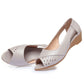 Soft Leather Sandals Beef Tendon Bottom Wedge Heel Soft Bottom Comfortable All-match Fish Mouth Women's Shoes Work Shoes