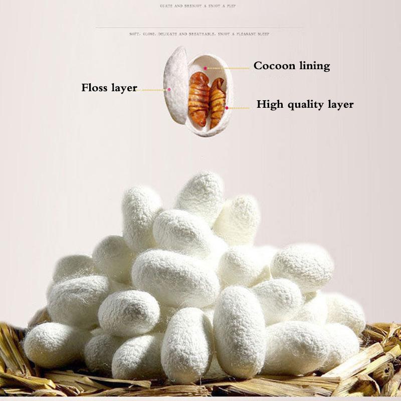 Winter Silk Quilt Thickened To Keep Warm, Genuine Mulberry Silk Single Double Spring and Autumn Quilt