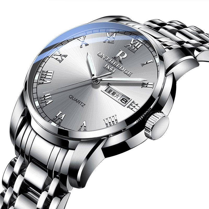 Top Brand Luxury Retro Stainless Steel Men Watch Sport Mechanical Skeleton Watches Design Clock