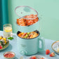 Wok Dormitory Small Electric Cooker 2 People Rice Cooker Instant Noodle Pot Electric Cooker Multi-function Electric Pot Electric Wok Porridge Pot