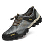 Breathable Outdoor Sports Net Shoes Men's Mesh Casual Summer Hiking Shoes Non-slip Mesh Hiking Men's Shoes